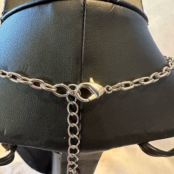 Cato 1946 Red and Silver Necklace with Bold Pendant - Picture 3 of 5